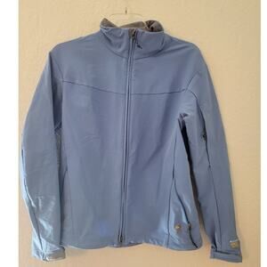 Mountain Hard Wear Blue Jacket Ladies Medium Zip Pockets